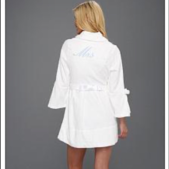 Betsey Johnson Bridal “I Do” Terry Robe - Picture 6 of 7